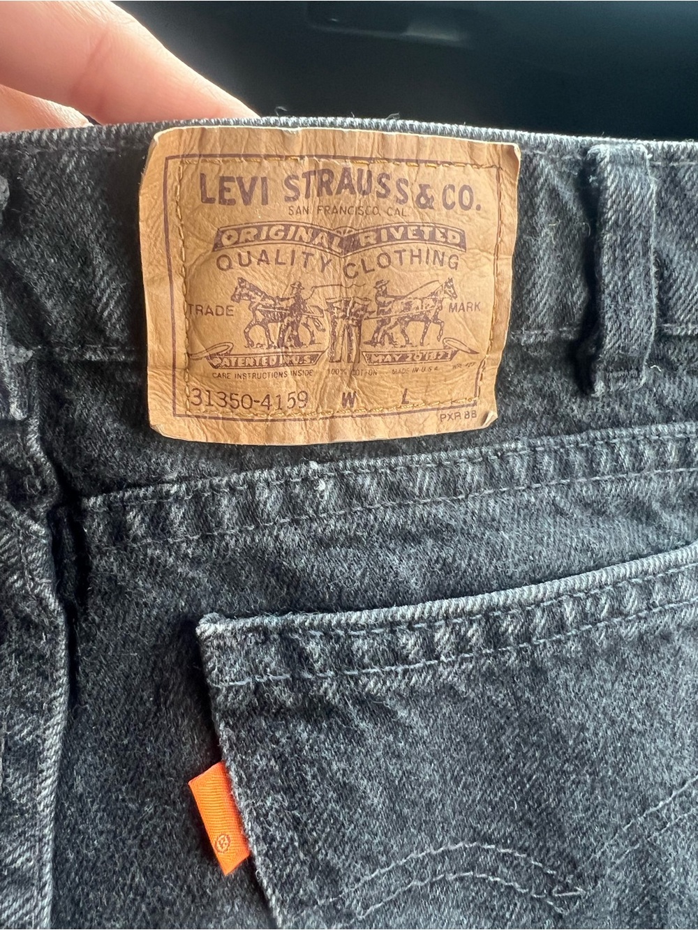 Levi's Women’s Straight Leg Jeans in Washed Black